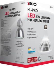 80W/LED/HID-HB/5K/120-277V - S23113