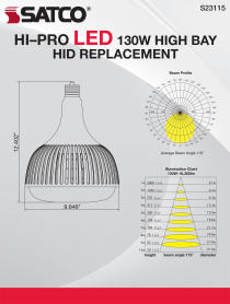 130W/LED/HID-HB/5K/120-277V - S23115