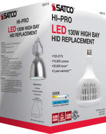130W/LED/HID-HB/5K/120-277V - S23115