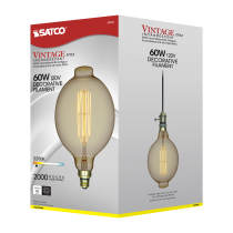 60BT56/AMBER/E26/VINTAGE/120V - S2432