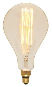 60PS52/AMBER/E26/VINTAGE/120V - S2433