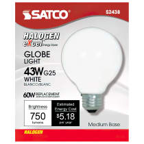 43G25/HAL/WH/120V - S2438