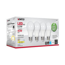 5.5A19/LED/930/120V/ND/4PK - S28558