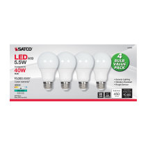 5.5A19/LED/940/120V/ND/4PK - S28593