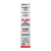 LED/4W/E11/MC/FR/5K/120-130V - S28687