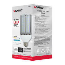 22W/LED/HID/5000K/277-347V/E26 - S28711