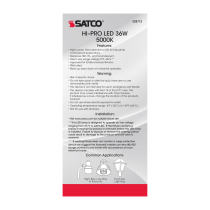 36W/LED/HID/5000K/277-347V/E26 - S28712