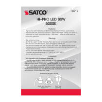 80W/LED/HID/5K/277-347V/EX39 - S28715