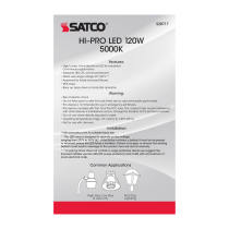 120W/LED/HID/5K/277-347V/EX39 - S28717