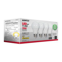 11.5A19/LED/27K/ND/120V/4PK - S28769