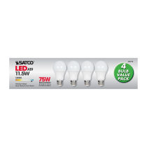 11.5A19/LED/50K/ND/120V/4PK - S28770