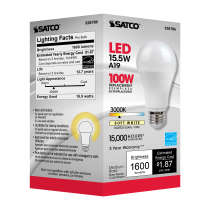 15.5A19/LED/30K/ND/120V - S28786