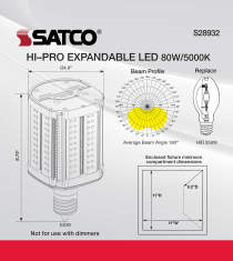 80W/LED/HID/SB/5K/EX39 - S28932