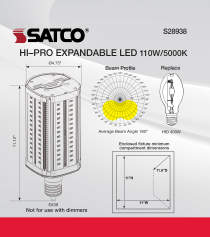 110W/LED/HID/SB/5K/EX39 - S28938