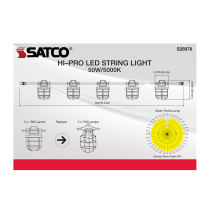 50-FT/LED/5PC/TEMP/STRING/120V - S28976