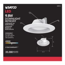 9.8WLED/RDL/5-6/40K/120V - S29314