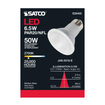 6.5PAR20/LED/25'/927/120V - S29400