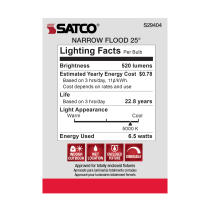 6.5PAR20/LED/25'/950/120V - S29404