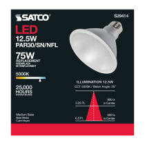 12.5PAR30/SN/LED/25'/950/120V - S29414