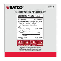 12.5PAR30/SN/LED/40'/927/120V - S29415