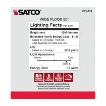 15PAR38/LED/60'/950/120V - S29454