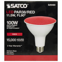 11.5PAR38/LED/90'/RED - S29480