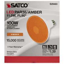 11.5PAR38/LED/90'/AMBER - S29483