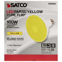 11.5PAR38/LED/90'/YELLOW - S29484