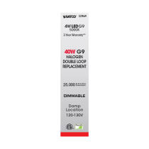 LED4W JCD/G9 120-130V 5000K - S29549