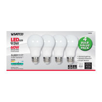 9.5A19/LED/40K/ND/120V/4PK - S29558