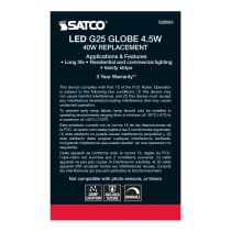 4.5G25/CL/LED/E26/27K/120V - S29563