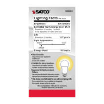 9.5A19/LED/827/ND/120V - S29593