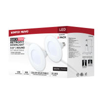 12WLED/5-6''TRIM/5CCT/120V/2PK - S29599