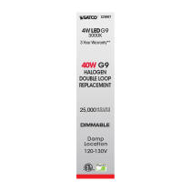 LED4W JCD/G9/120-130V/3K/90CRI - S29697