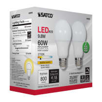 9.8A19/LED/2700K/800L/2PK - S29699
