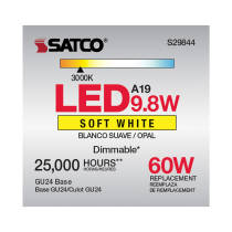 9.8A19/OMNI/220/LED/30K/GU24 - S29844