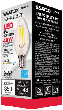 4W CTC/LED/50K/CL/120V - S29866