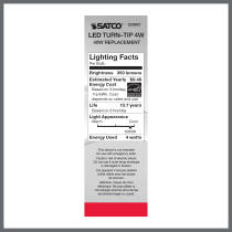 4W CFC/LED/50K/CL/120V - S29867