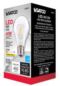 5A19/CL/LED/E26/27K/ES/120V - S29875