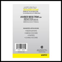 75W BR30 STD AMBER - S3239