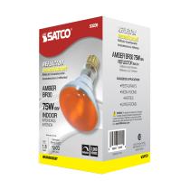 75W BR30 STD AMBER - S3239