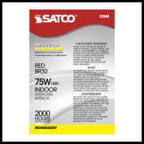 75W BR30 RED - S3240