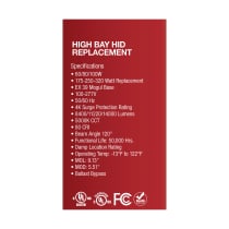 100W/LED/HID-HB/5K/100-277V - S33113