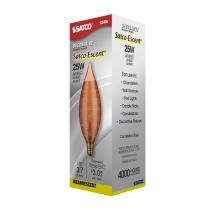 SATCOESCENT 25W C11 CB AMBER - S3406