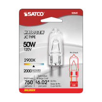 50W JCD G8 BASE UV CLEAR 120V - S3541