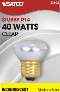 40W R14 STD REFLECTOR SP - S3602