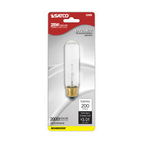25W T10 CLEAR CARDED - S3700