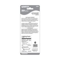 25W T10 CLEAR CARDED - S3700