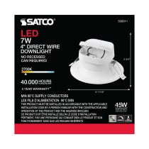 7WLED/DW/RDL/4/27K/120V - S39011