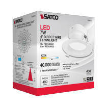 7WLED/DW/RDL/4/40K/120V - S39013